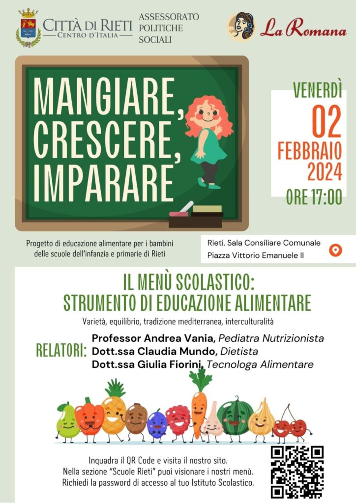 Incontro educazione alimentare